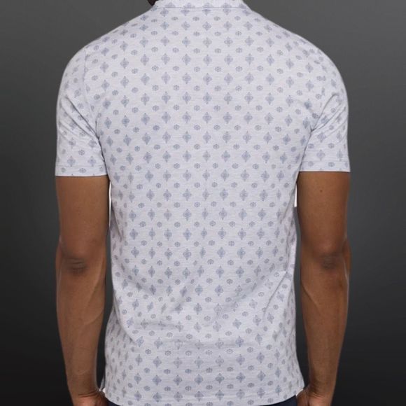 NWT Travis Mathew Atole Heather Light Gray Golf Polo Size XL - Picture 3 of 3